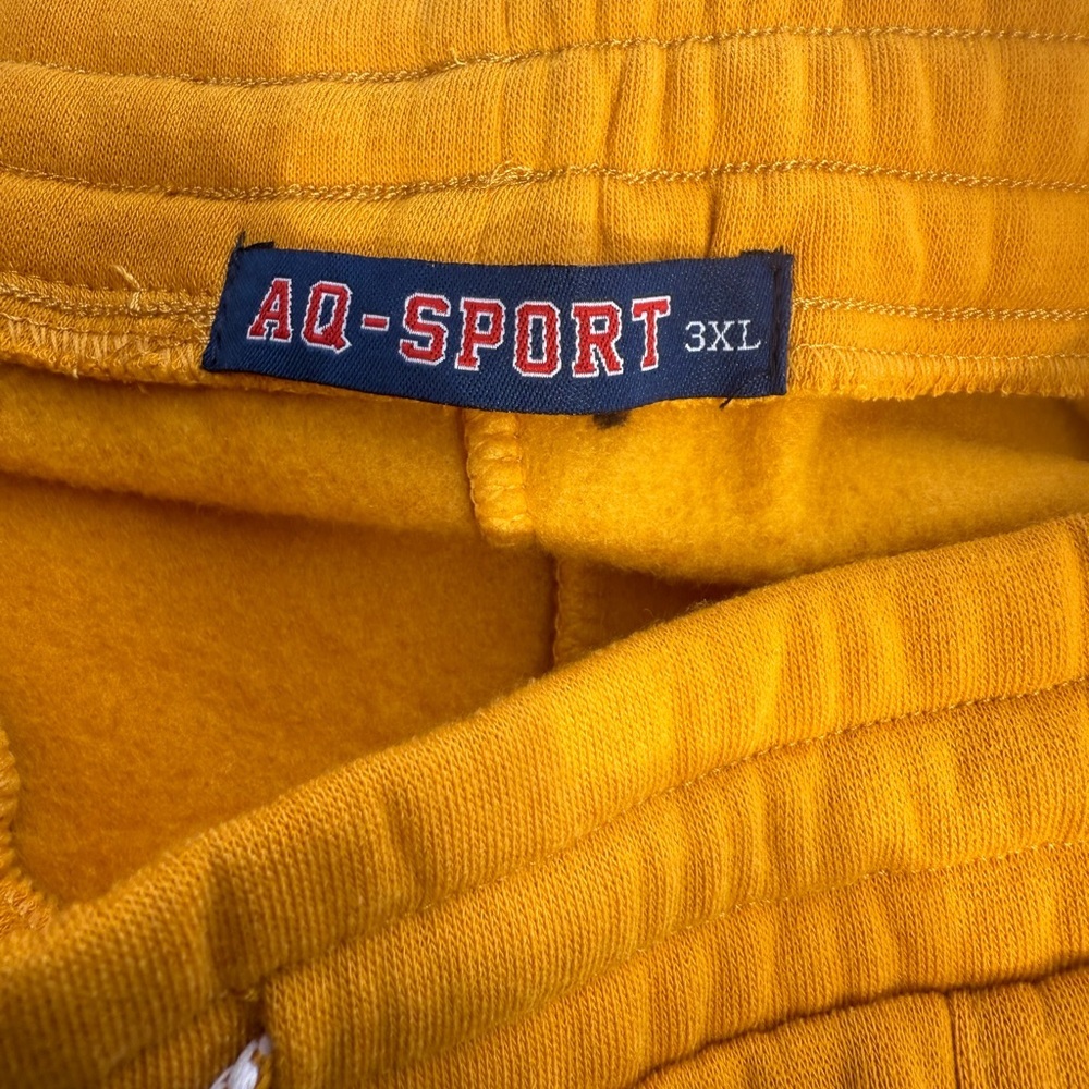 AQ-Sport Mustard Yellow Sweatpants - Picture 2 of 4